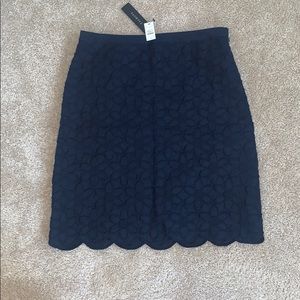 Talbots navy skirt